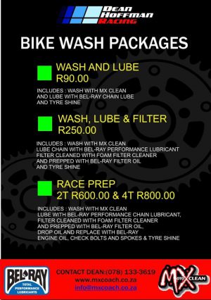 Dean Hoffman Racing - Bike Wash